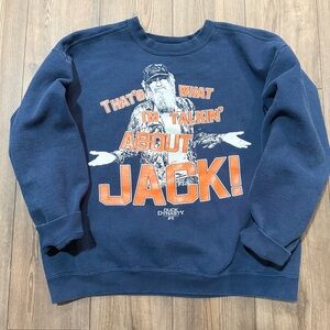 Duck Dynasty Thats What Im Talkin About Jack Sweatshirt XL Gildan Navy